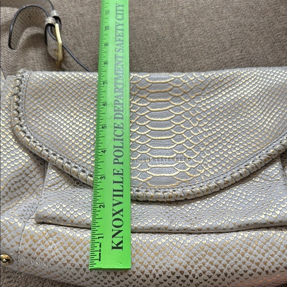 Aimee Kestenberg Silver Crossbody Bag with Chain Detail - Picture 5 of 7